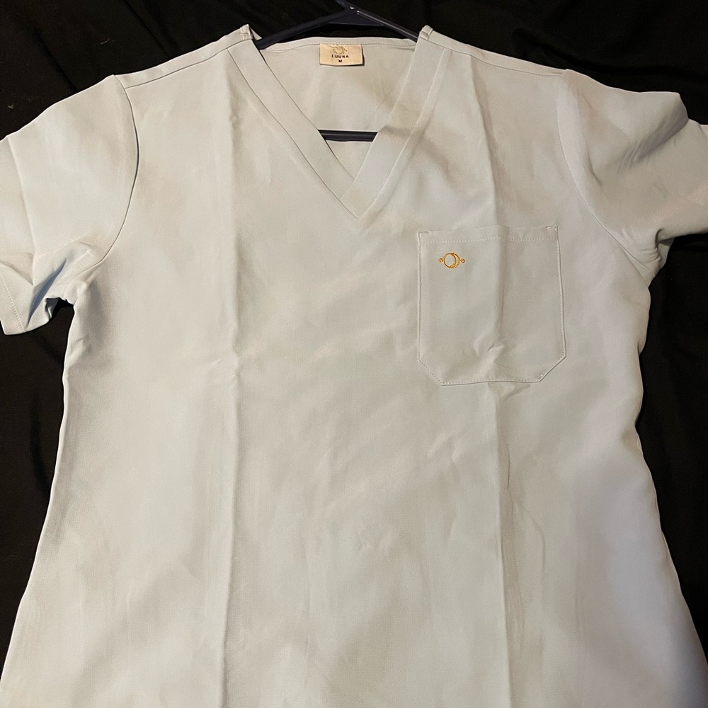 Sky blue luuna scrubs